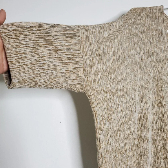 Pure Jill Linen Blend Cardigan Size M Tan Oversized Neutral Minimalist Lagenlook - Picture 6 of 9